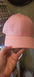 Pink ribbon hat