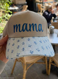 Mama print hat